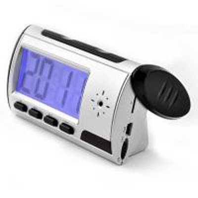 Spy Long Time Recording Digital Table Clock With Sony Camera In Delhi